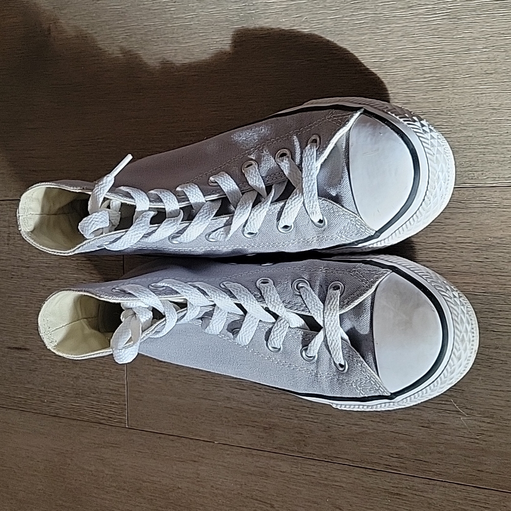 Converse, grey, kids size 3